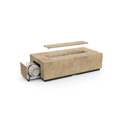 American Fyre Designs Legend Long LP Select 72-Inch Rectangular Fire Table