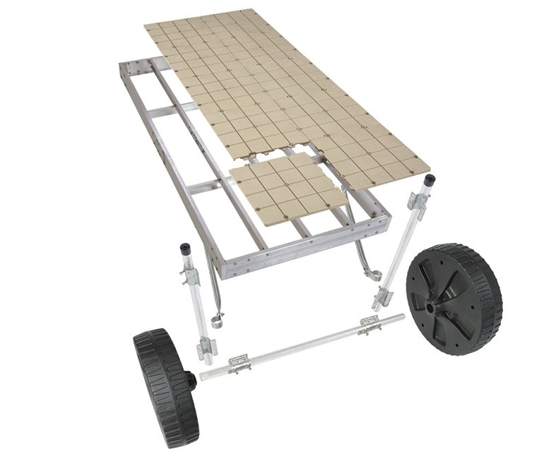 PlayStar Aluminum Roll-In Dock w/Resin Top – 4' x 10'