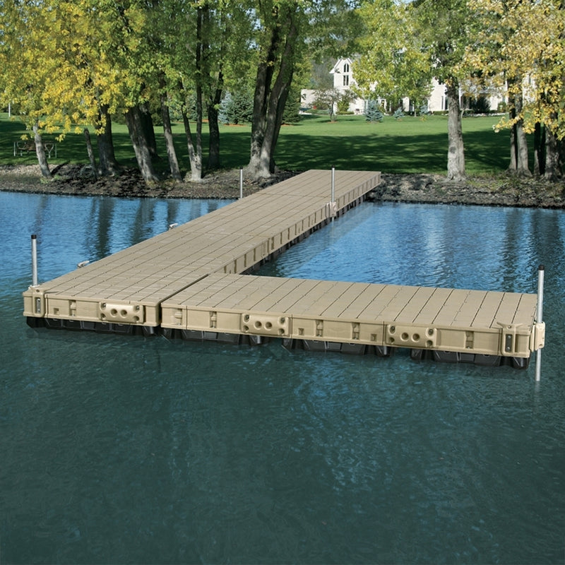 PlayStar Premium Frame Floating Dock Kit w/Resin Top 4'x10'