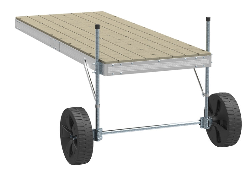 PlayStar Aluminum Roll-In Dock w/Resin Top – 4' x 10'