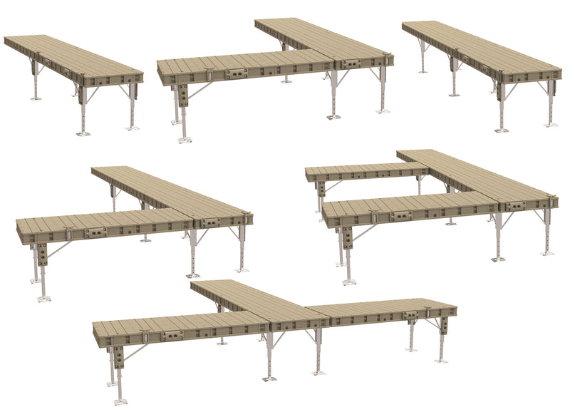 PlayStar Premium Stationary Dock – 4' x 10'