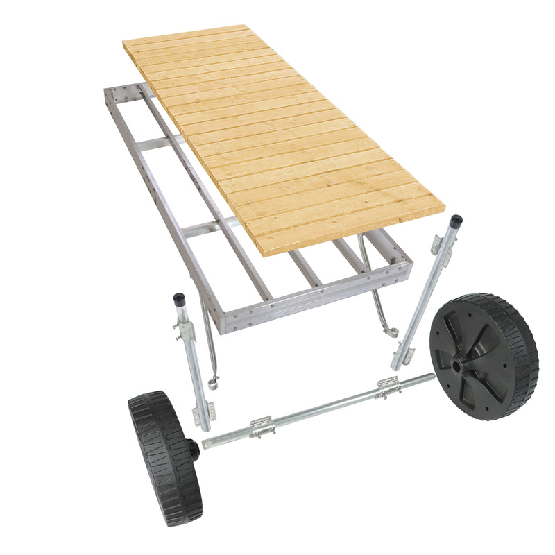 PlayStar Aluminum Roll-In Dock – 4' x 10'