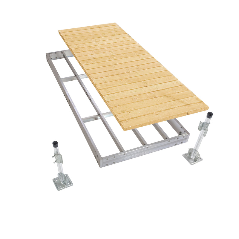 PlayStar Aluminum Stationary Dock – 4' x 10'