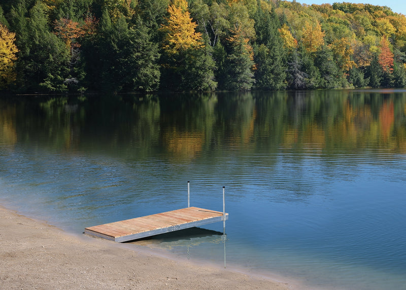 PlayStar Aluminum Stationary Dock – 4' x 10'