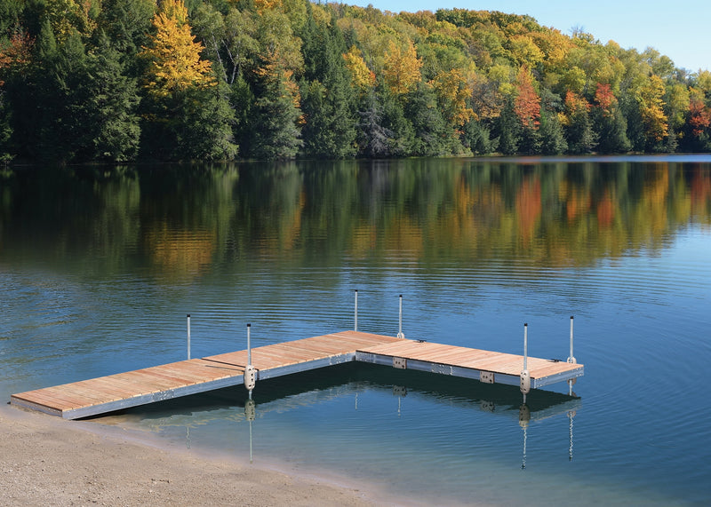 PlayStar Aluminum Stationary Dock – 4' x 10'