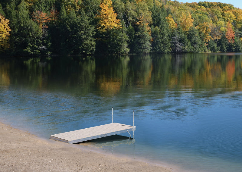 PlayStar Aluminum Roll-In Dock w/Resin Top – 4' x 10'
