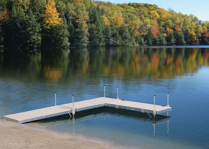 PlayStar Aluminum Roll-In Dock w/Resin Top – 4' x 10'