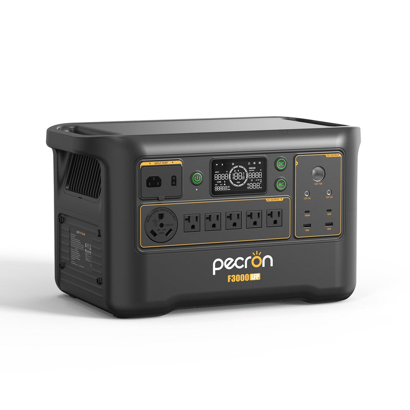 Pecron F3000LFP Portable Power Station – 3600W / 3072Wh