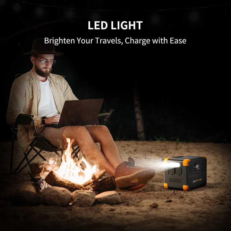 Pecron E500LFP Portable Power Station – 600W / 576Wh