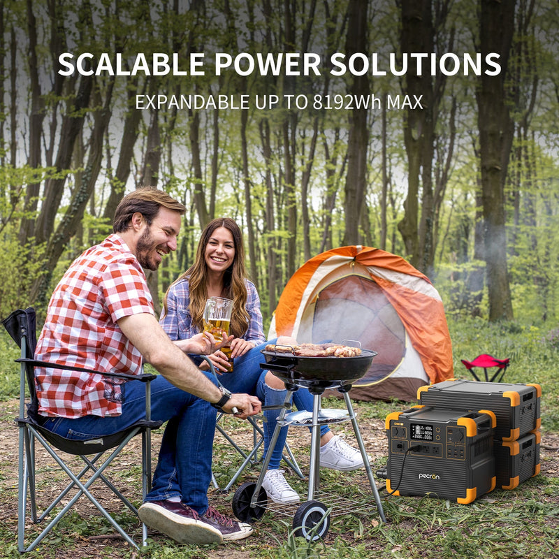 Pecron E2400LFP Portable Power Station – 2400W / 2048Wh