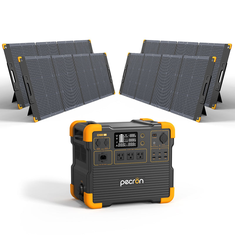 Pecron E2400LFP Portable Power Station – 2400W / 2048Wh