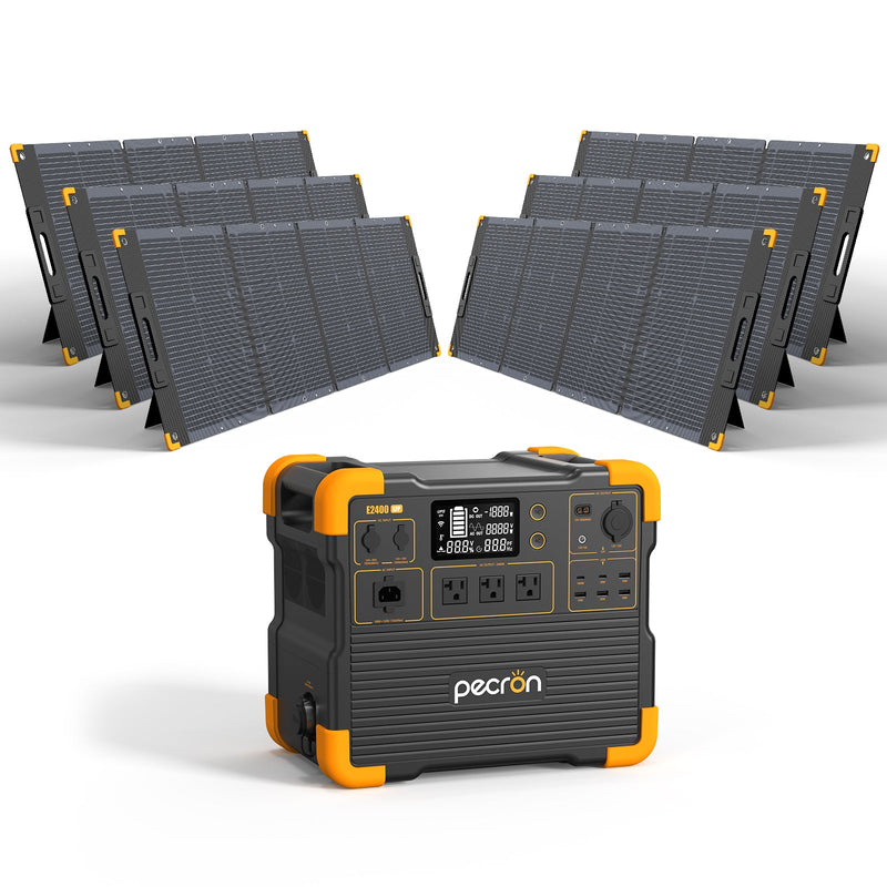 Pecron E2400LFP Portable Power Station – 2400W / 2048Wh