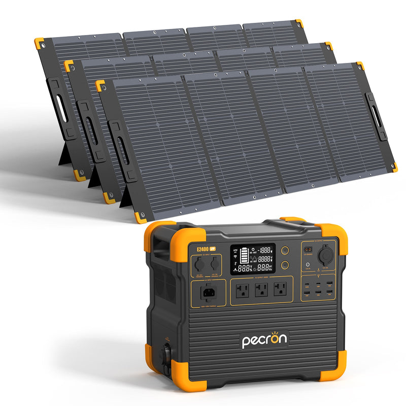 Pecron E2400LFP Portable Power Station – 2400W / 2048Wh