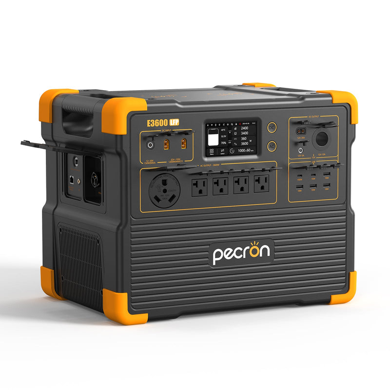 Pecron E3600LFP Portable Power Station – 3600W / 3072Wh