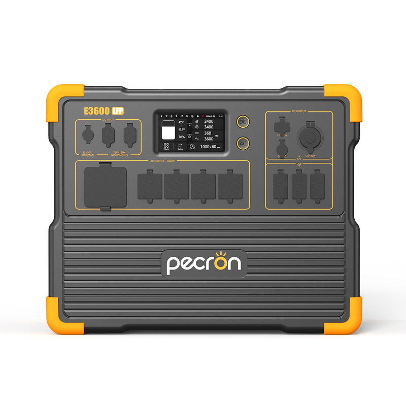 Pecron E3600LFP Portable Power Station – 3600W / 3072Wh