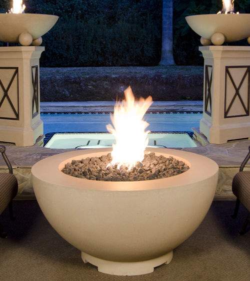 American Fyre Designs 48-Inch GFRC Fire Bowl