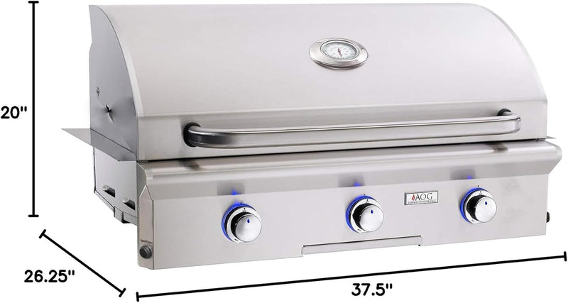 American Outdoor Grill (AOG) 30" L-Series Built-In Gas Grill with Rotisserie