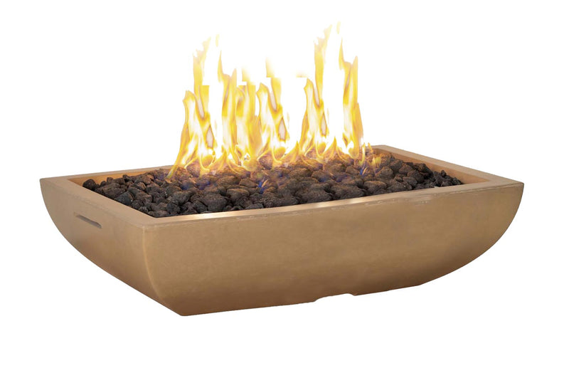 American Fyre Designs Bordeaux 50-Inch Rectangular Fire Bowl