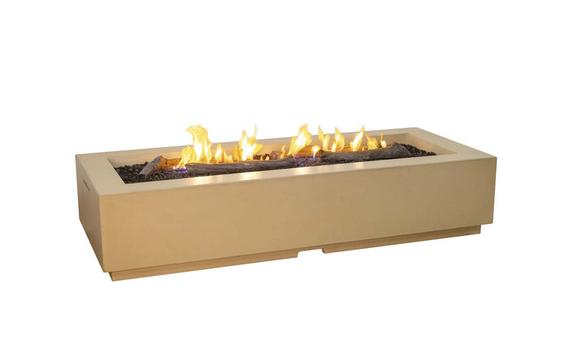 American Fyre Designs Louvre Long 72-Inch Rectangular Gas Fire Pit