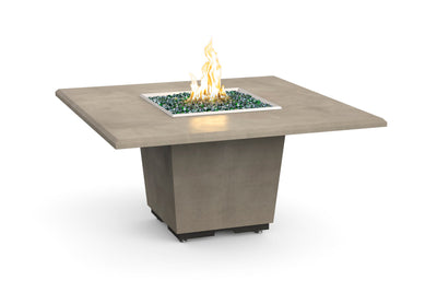 American Fyre Designs Cosmopolitan 60-Inch Square Dining Height Fire Table