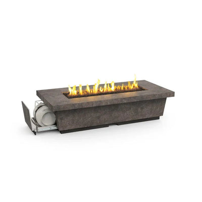 American Fyre Designs Contempo Long 76" Rectangular Fire Table