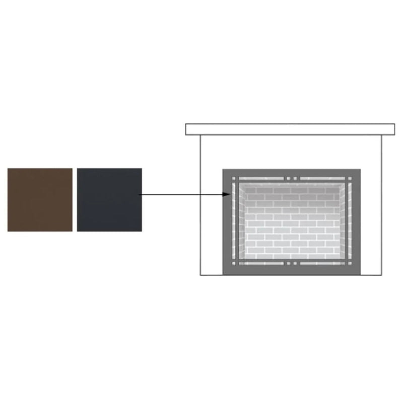 American Fyre Designs Bordeaux 36-Inch Square Gas Fire Bowl