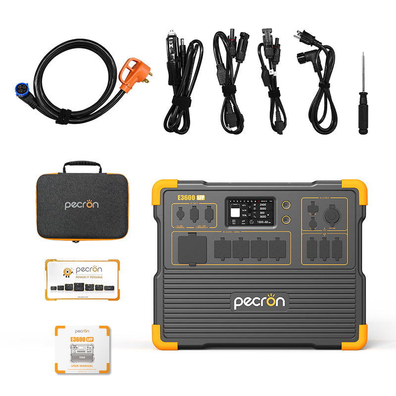 Pecron E3600LFP Portable Power Station – 3600W / 3072Wh