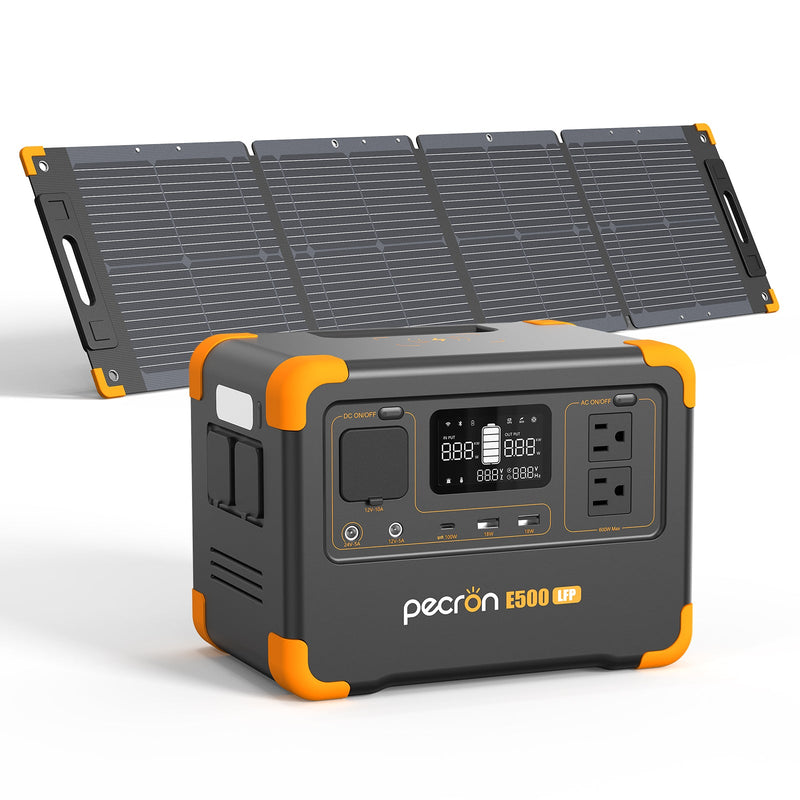 Pecron E500LFP Portable Power Station – 600W / 576Wh