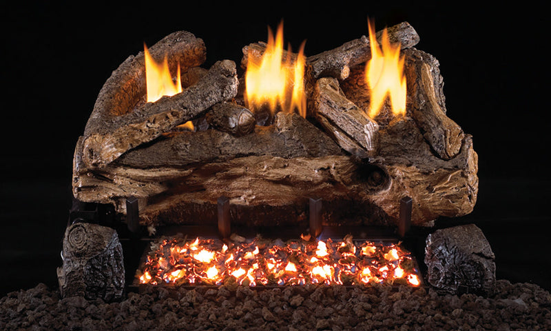 Real Fyre Evening Fyre Split 30" Vent-Free Gas Log Set with G18 Burner