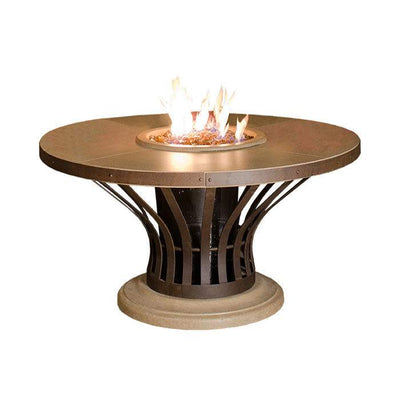American Fyre Designs Fiesta 54-Inch Round Dining Height Fire Table